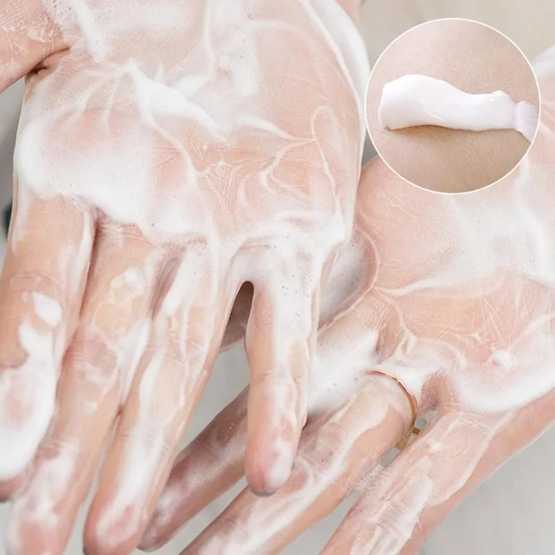 

Milk Cleanser Face Wash Nourishing Cleanser Foam Oil-control Moisturizing Cosmetics Deep Whitening Anti-Spots Cleaning O3R9