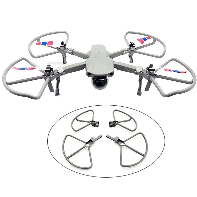 

4 шт. защита пропеллера для DJI Mavic Air 2 Лопасть Винта дрона быстросъемная Защитная крышка шасси для DJI