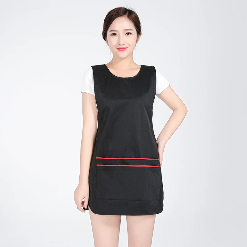 Салонные парикмахерские фартуки без рукавов женское мини платье на бретельках