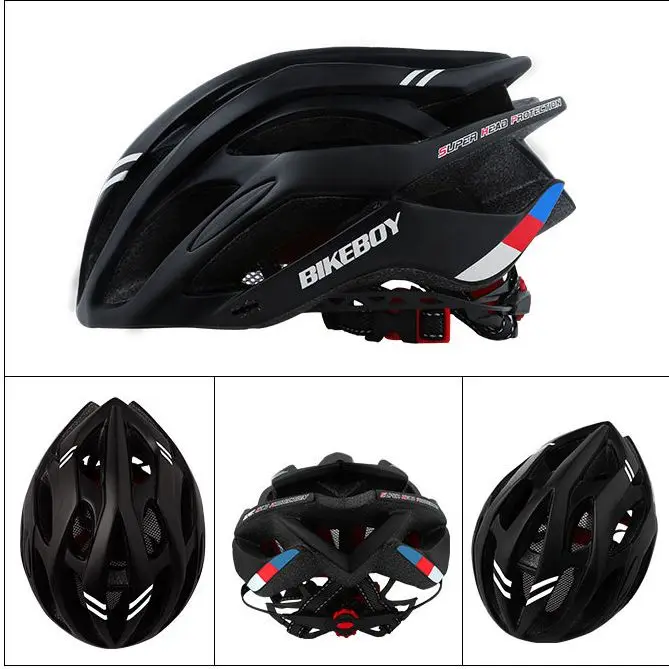 Шлем велосипедный Мужской со стеклом и вставкой 54-59 см | Спорт развлечения