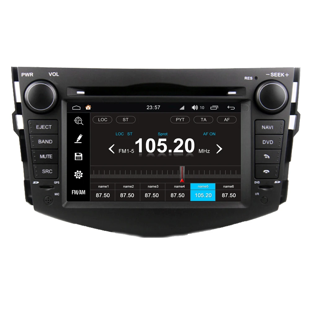 Автомагнитола для Toyota RAV4 Мультимедийный проигрыватель с GPS навигацией и Bluetooth 2006