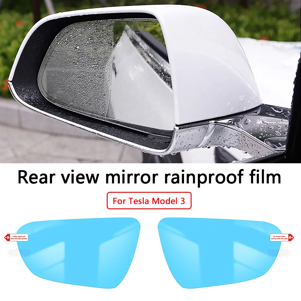 

Car Rearview Mirror Rainproof Film for Tesla Model 3 Model Y Accessories Side Reversing Automobile Parts