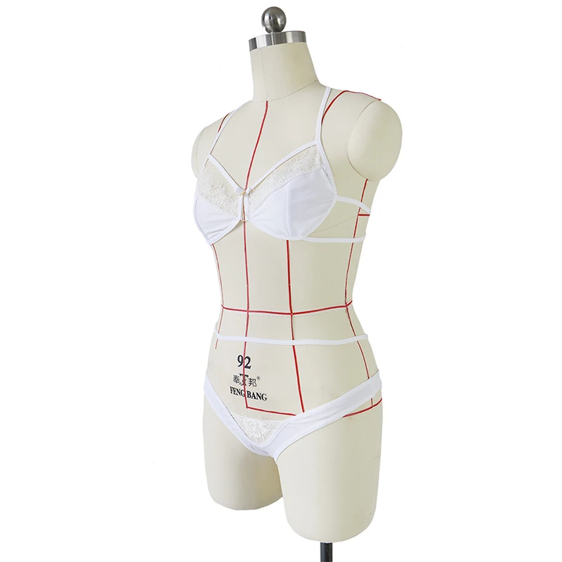 Yomocarajox белый кружевной топ белье прозрачный бюстгальтер и трусики набор