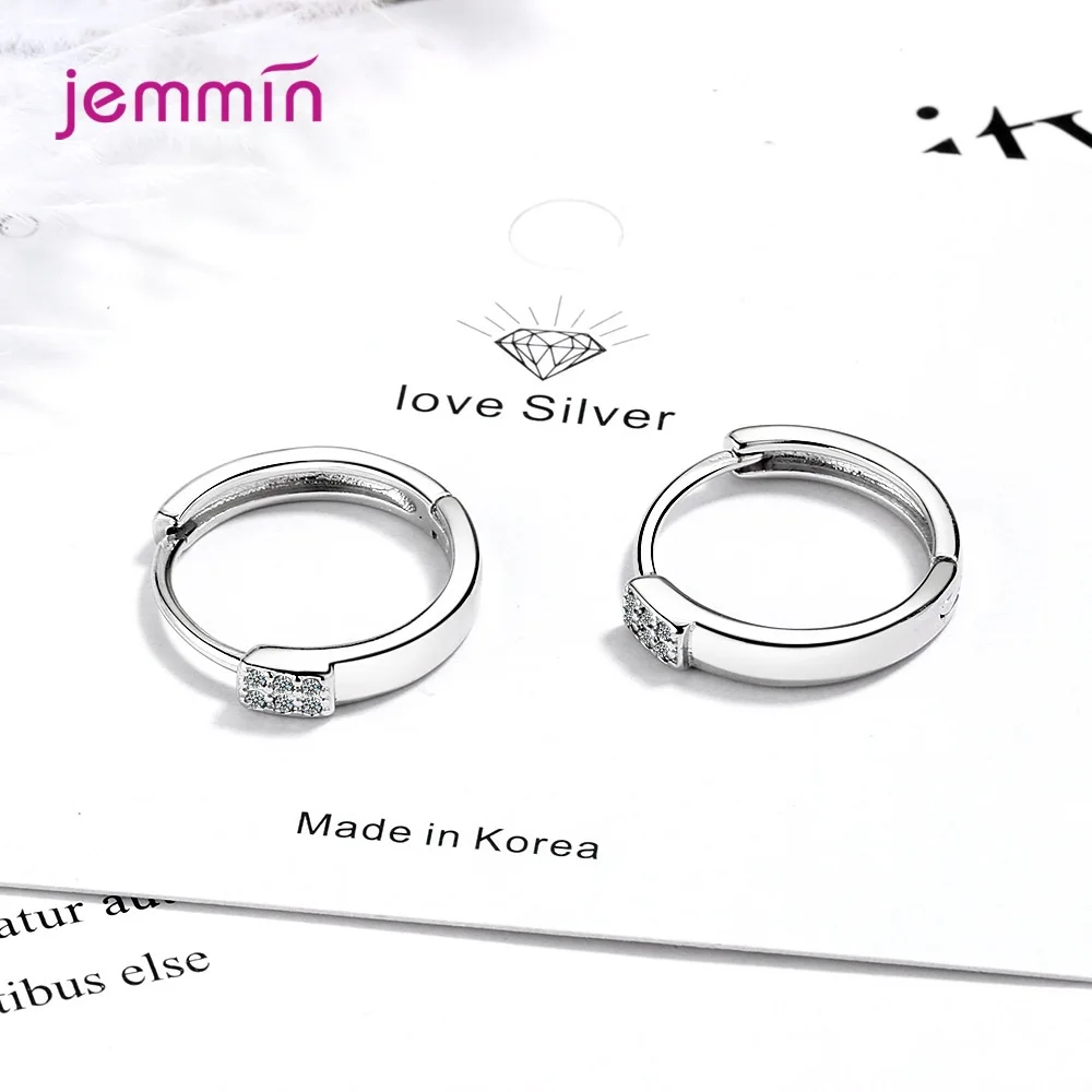 New Arrival Fashion Jewelry Cubic Zirconia Statement Earrings For Women Girl 925 Sterling Silver Earring Components Clasp | Украшения и