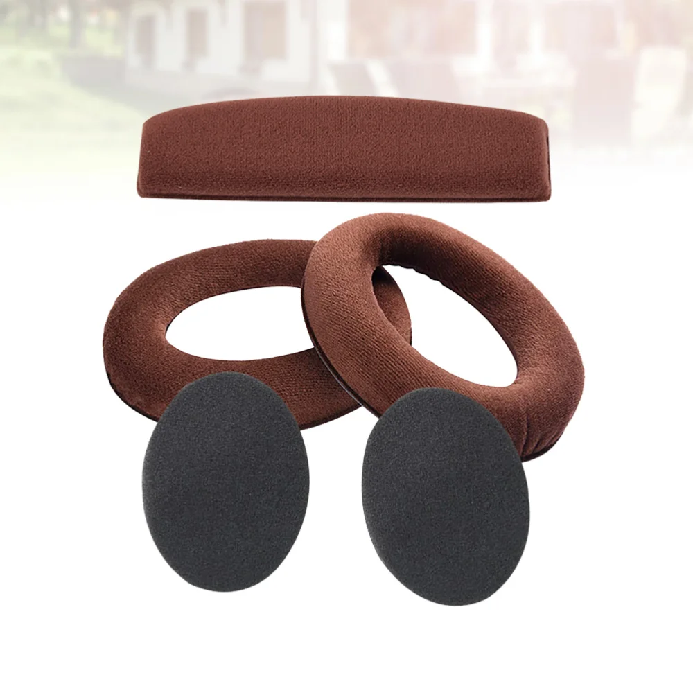 

A Set of Replacement Comfortable Earpads Ear Pads Cushions & Headband Pad Cushion Cover for HD515 HD518 HD555