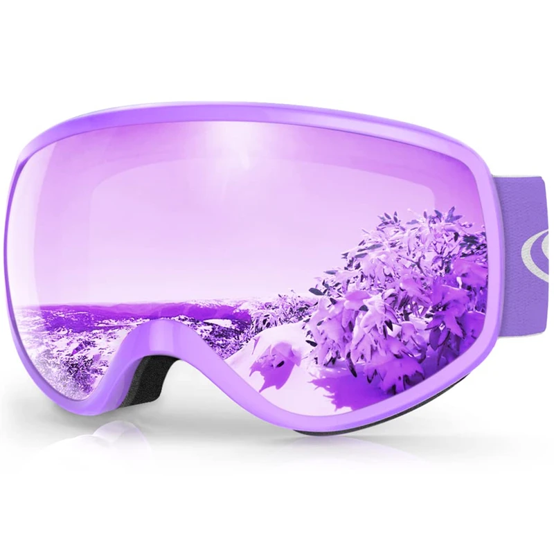 

Findway Kids Ski Goggles 100% UV Protection Anti-fog for Ski Snowboard Other Winter Sports Kids Snowboard Goggles for 3-8 Years