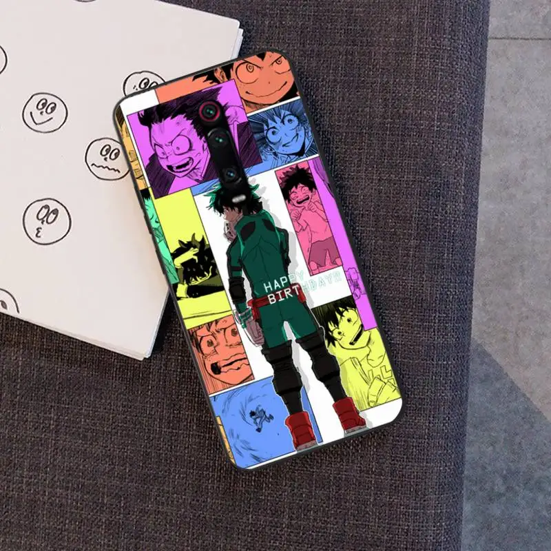 

Anime My Hero Academia Midoriya Izuku Phone Case Cover for Redmi note 4 4 5 5A 6 Pro 7 8 8T Pro 9Pro Max case