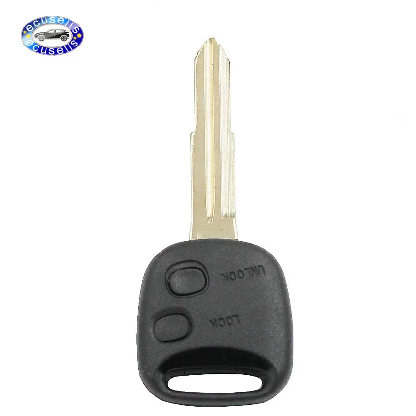 2 кнопки запасной Автомобильный ключ пустой брелок чехол для ключей с