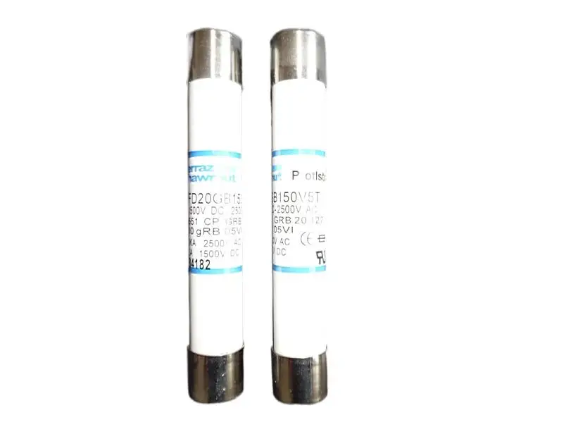 

Новые оригинальные Предохранители: FD20GB150V5T CC1551 CP GRB 20,127/5 D150gRB5VI 5A 1500VDC 2500VAC C088368 20*127