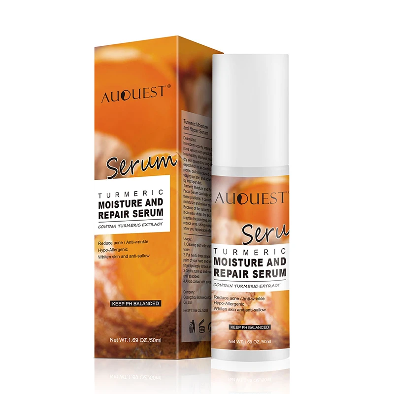 

Turmeric Face Serum Organic Hyaluronic Acid Whitening Oil Control Serum Anti Aging Wrinkle Cosmetics for Face Skin Care