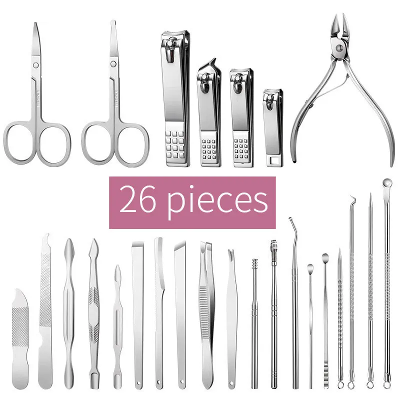 

26 шт., набор для маникюра и педикюра