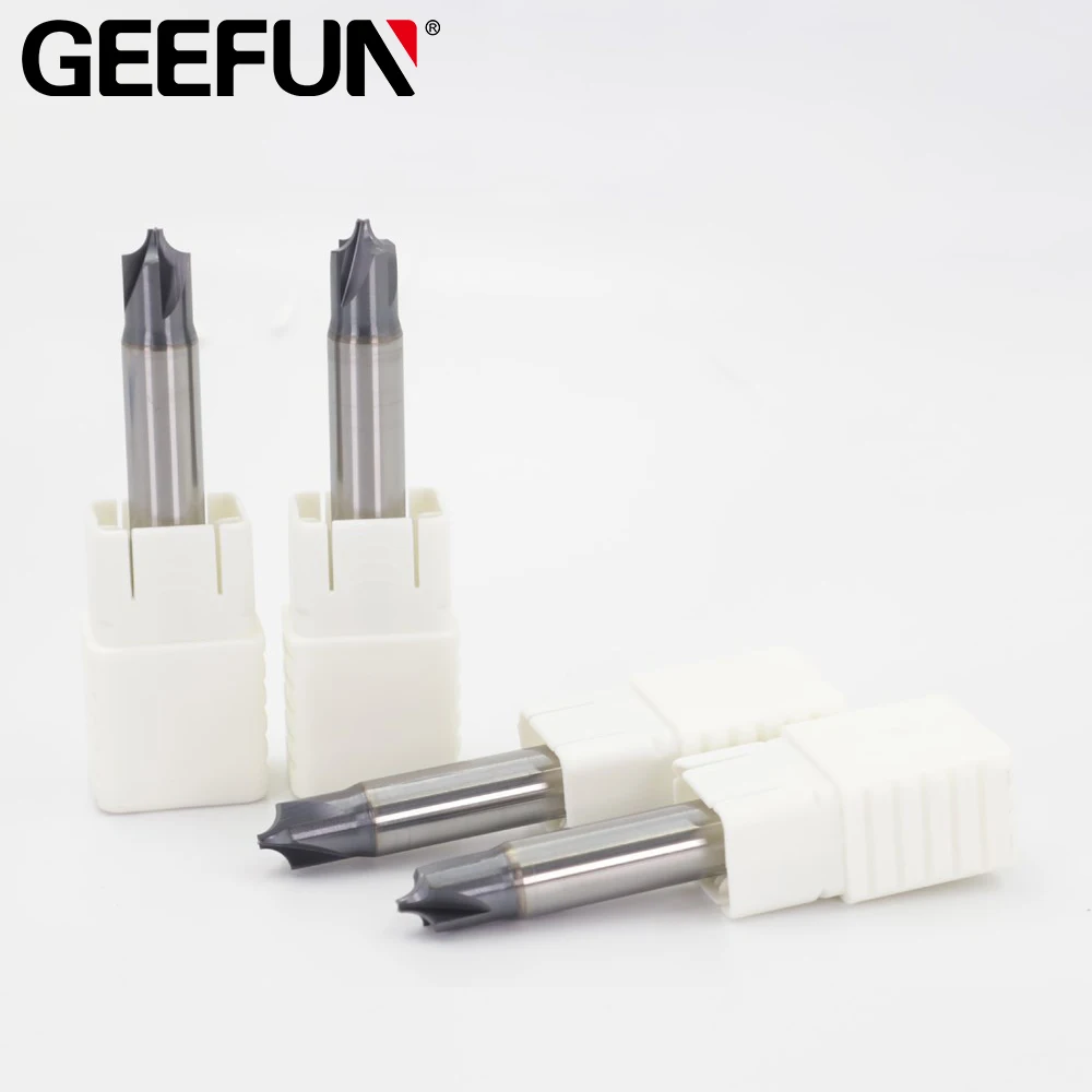 Твердосплавная угловая Концевая фрезы для станка с ЧПУ инструмент HRC 50 R3.25 R5.25