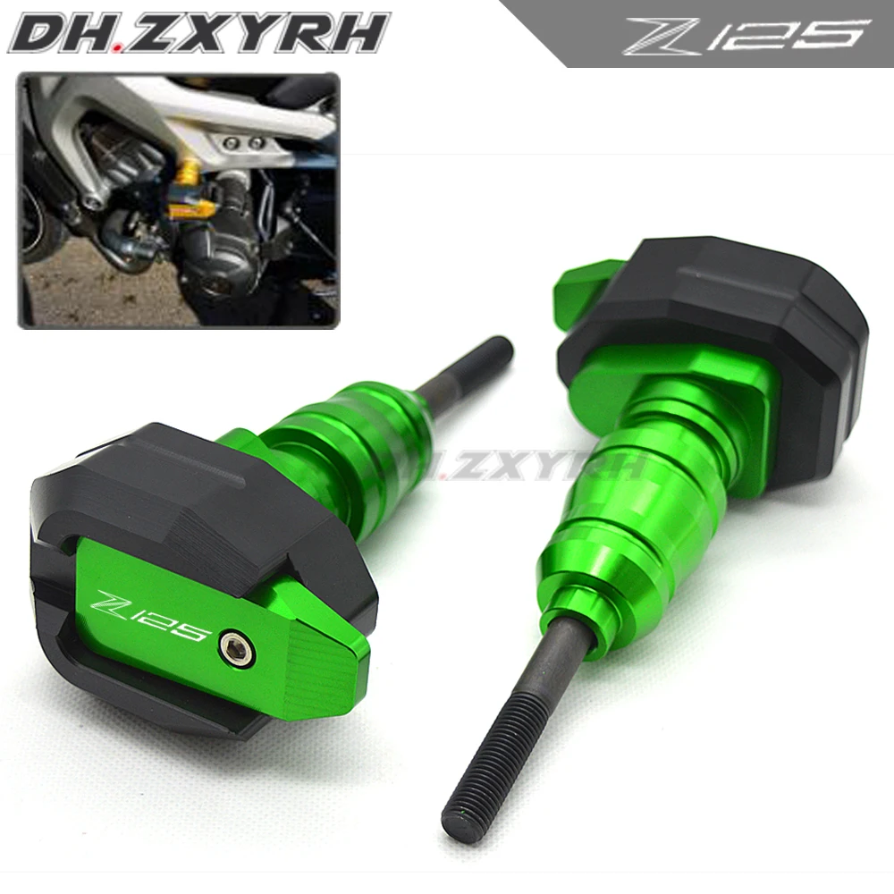 Frame Sliders Crash Protector For KAWASAKI NINJA 125 Z125 2019 Motorcycle Bobbins Falling Protection | Автомобили и мотоциклы