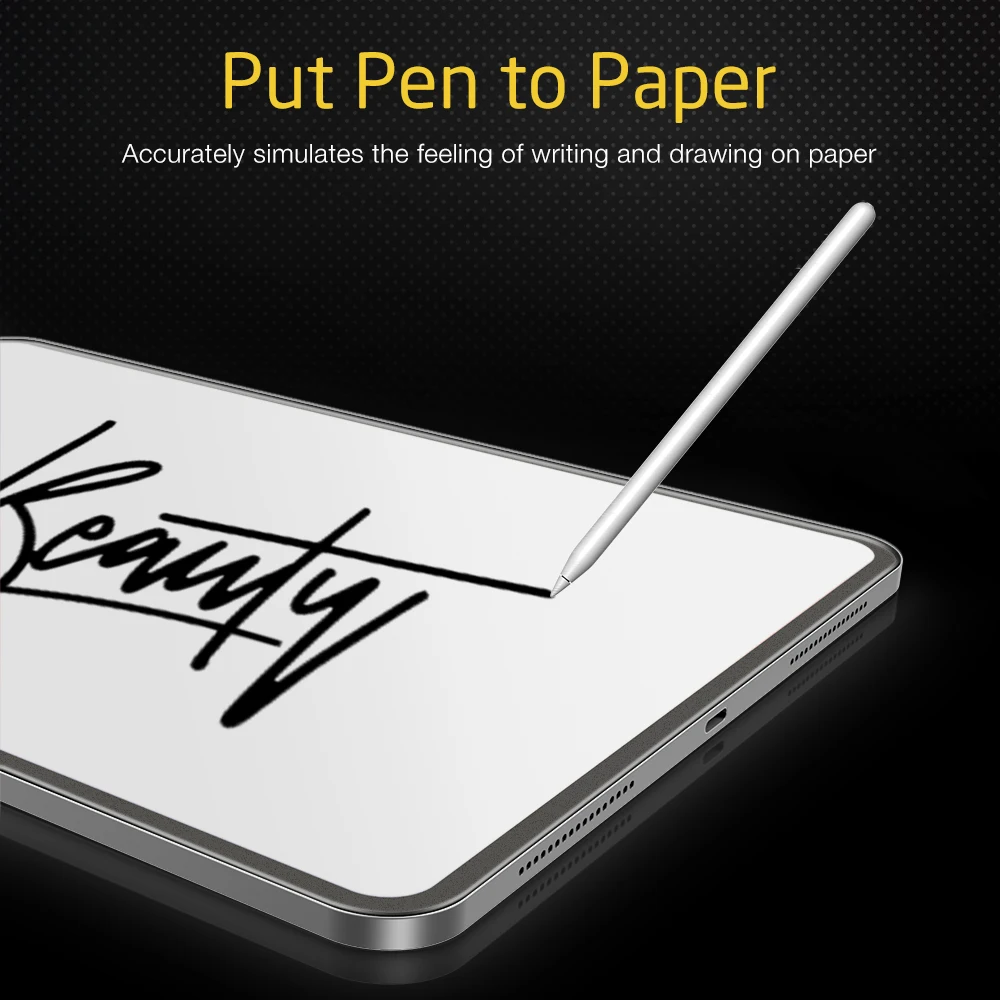 ESR бумажный протектор экрана для iPad Pro 12,9 поддерживает Apple Pencil Антибликовая матовая ПЭТ-пленка для iPad Pro 12,9