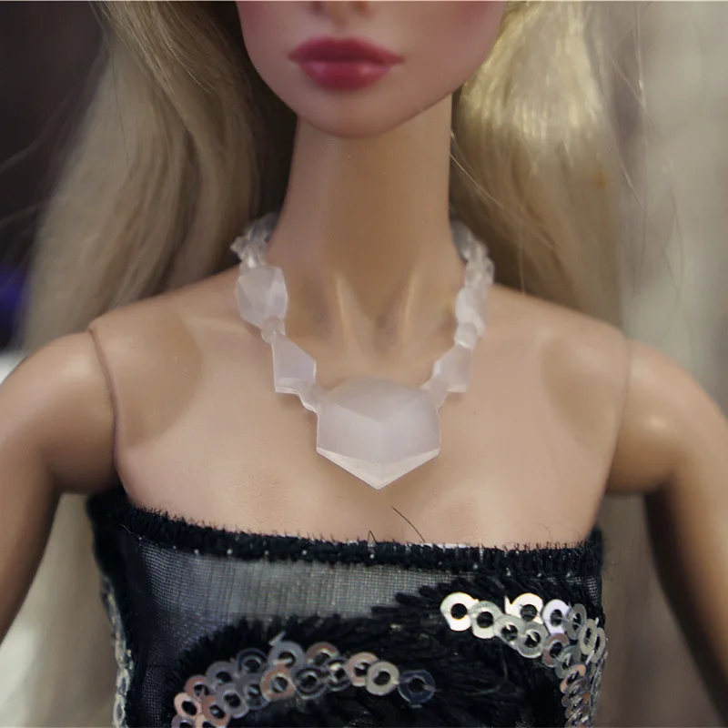 1 piece necklace F Оригинальные кукольные солнцезащитные очки для Барби ожерелье 1/6 bjd ремень принцесса зажим для волос браслет повязка аксессуары GiftToys для девочек - Цвет: 1 piece necklace F