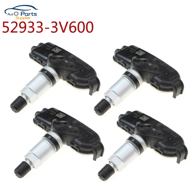 4 шт. 52933-3V600 529333V600 433MHZ Сенсор мониторинга давления в шинах TPMS для Hyundai Grandeur i40 Azera Kia Rio.
