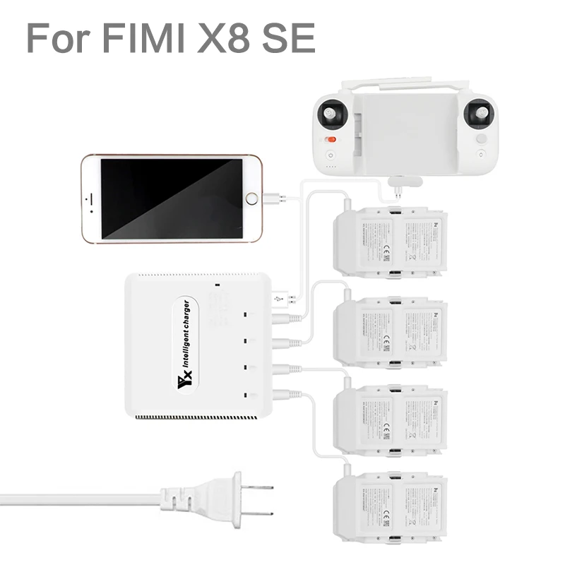 En stock FIMI X8 SE/2020x8h Оригинал de la Bateria 11 4 V 4500 mah FPV con 3 ejes cardN K cаmara GPS RC Дрон