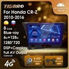 TIEBRO 6G 128G DSP Авторадио 2din Android 10 для Honda CRZ фотомагнитола мультимедийный видеоплеер GPS Навигация стерео CarPlay