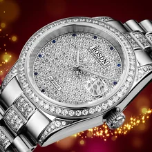 Французские мужские часы люксовый бренд ROSDN алмазные светящиеся