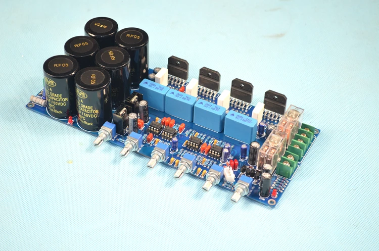 New LM3886 2.1 subwoofer fever level power amplifier board hifi with protection circuit DIY |