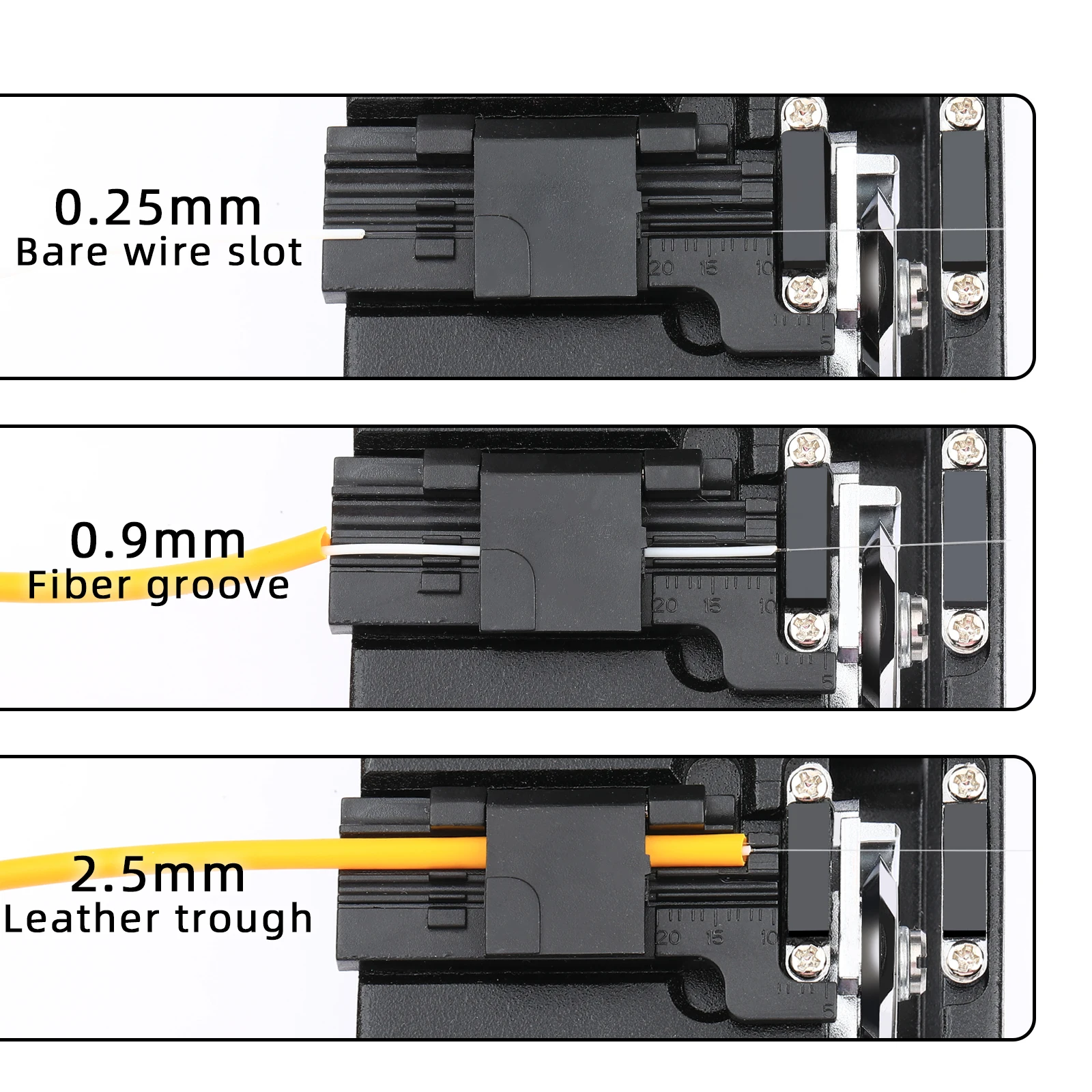 KELUSHI Fiber Cleaver 6C нож для резки кабеля FTTT волоконно оптический инструменты