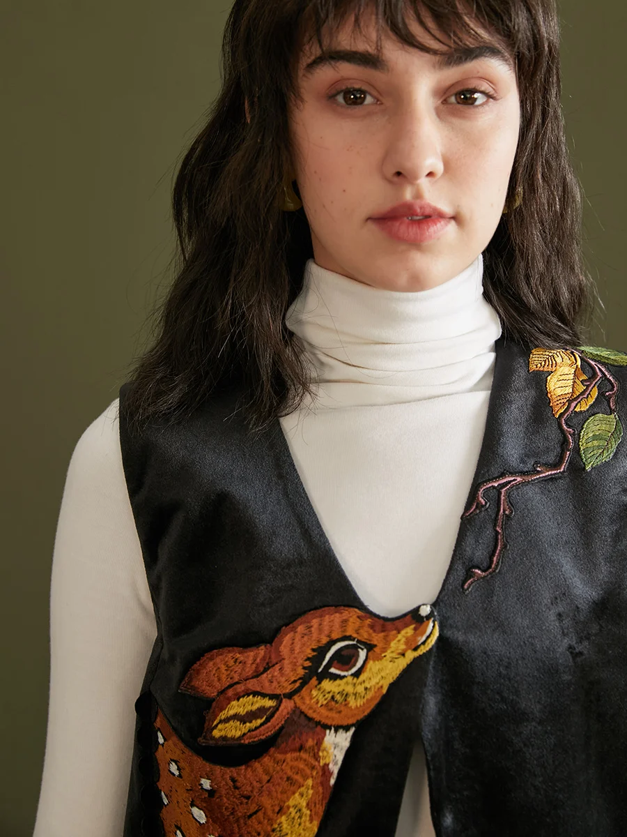 Весна-Осень Оригинальный дизайн женский Универсальный винтажный изысканный