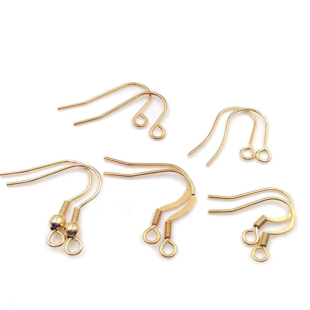 Застежка-крючок для сережек из нержавеющей стали 100 шт./лот | Украшения и