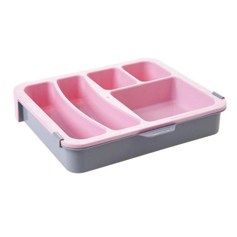 Телескопический выдвижной шарикоподшипник Органайзер коробка для хранения