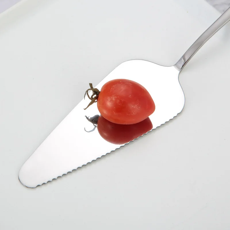 Stainless Steel Cake Shovel Creative Pizza Fruit Fork Butter Knife Cheese Two Teeth Dessert Baking Tool Bakeware |