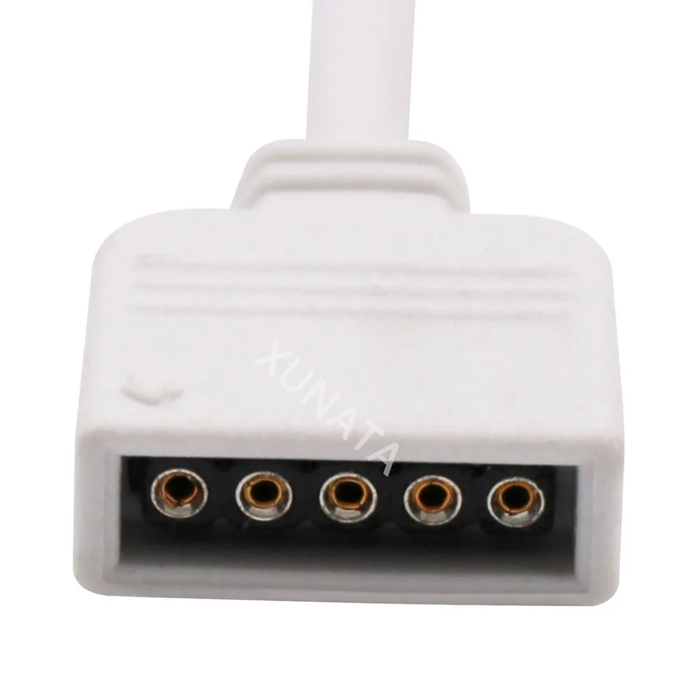 5 Pin 4Pin RGB/RGBW контактный разъем отклонения в размерах на 1-2 3 4 сплиттер женский