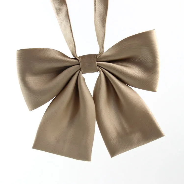 Японский Школьный Униформа Jk Атласный Галстук-бабочка симпатичная британская