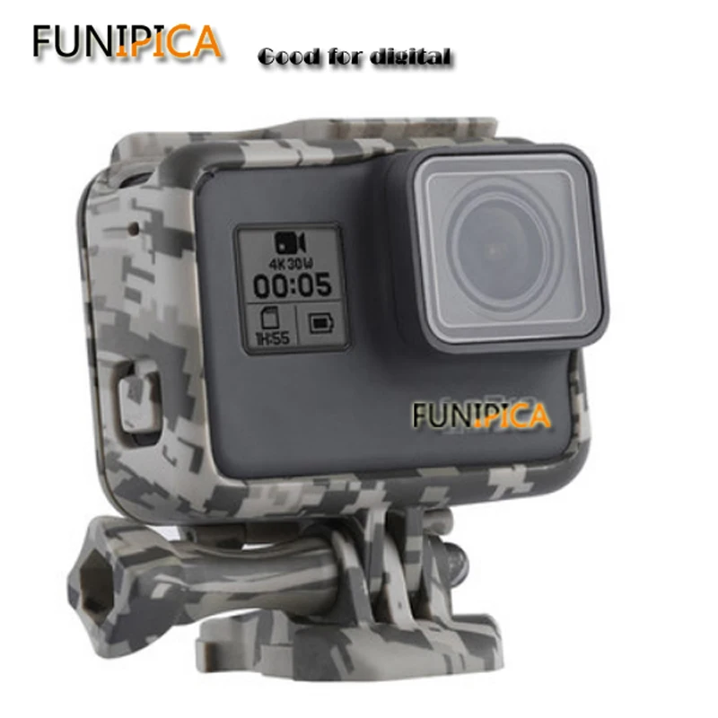 Новые аксессуары для камеры Gopro hero5 hero6 камуфляжная защитная оболочка Gopro5/6 крышка