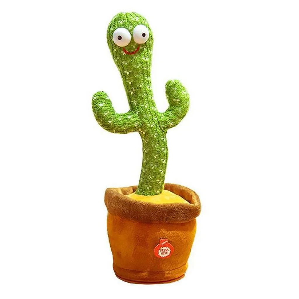 

2x Electronic Dancing Cactus Toy Early Childhood Educational Shake Toy Gift