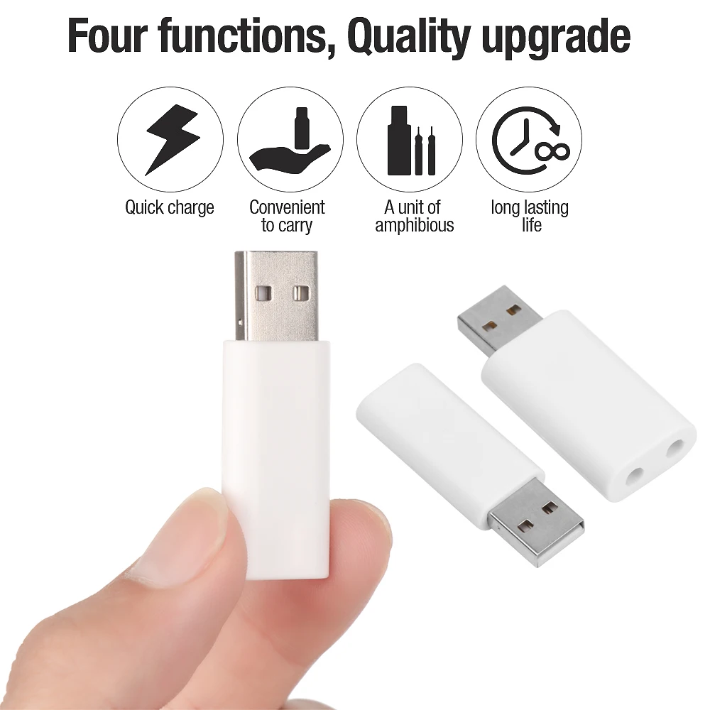 2 шт. плавающие Батарейки+ 1 шт. 1/2 отверстия CR425 USB зарядное устройство перезаряжаемые Электронные Поплавки батареи набор ночной рыбалки снасти Аксессуары