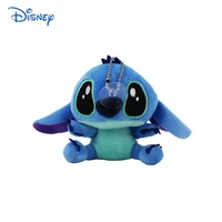 11cm disney toy for children lilo stitch plush toy doll with suction cup keychain soft padded childrens baby gift