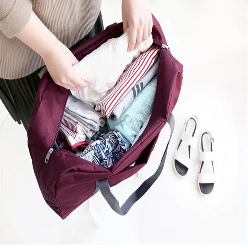 Дорожная сумка для багажа вместительная Складная спортивная нейлоновая