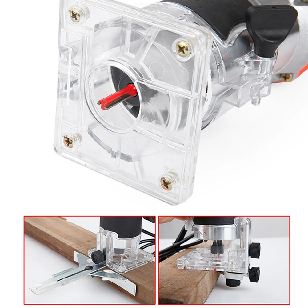 

650W 30000R/min Hand Carving Machine Woodworking Electric Trimmer Wood Milling Engraving Slotting Trimming Machine Wood Router