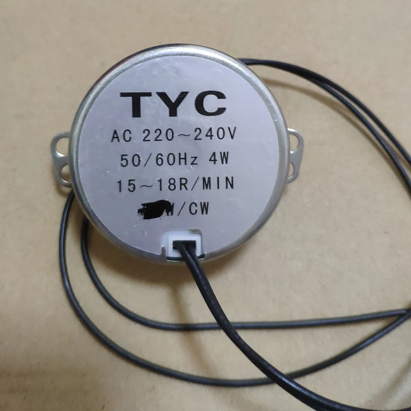 50мм 4 Вт мотор редуктор TYC 50 микро двигатель переменного тока 15 18 об/мин 220V