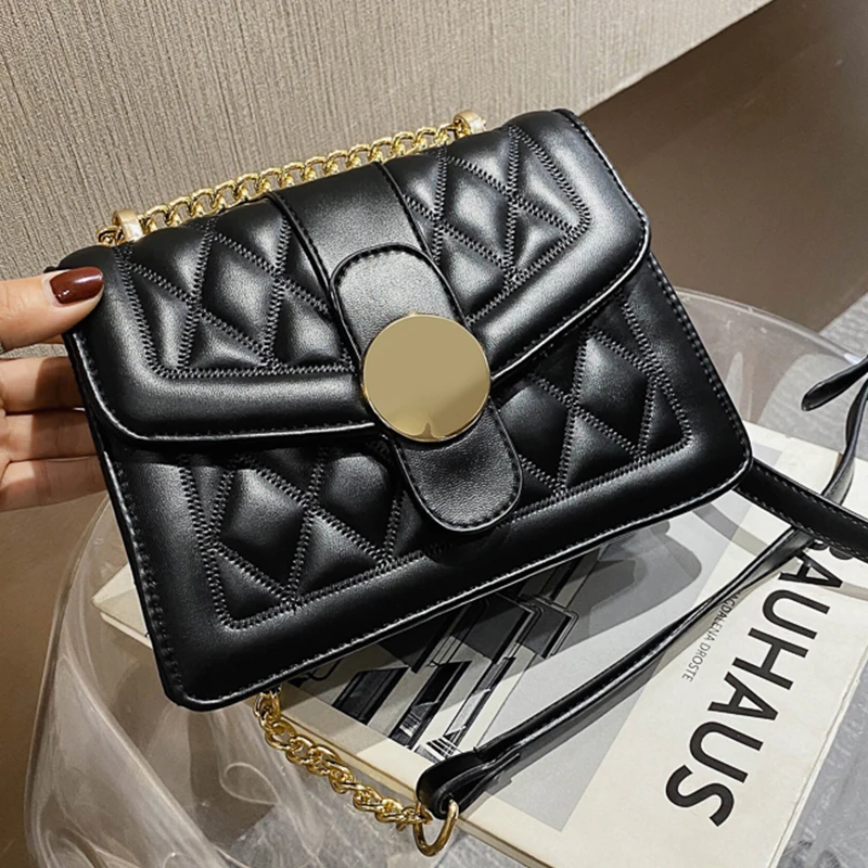 Женская сумка-конверт из искусственной кожи с круглым замком | Багаж и сумки