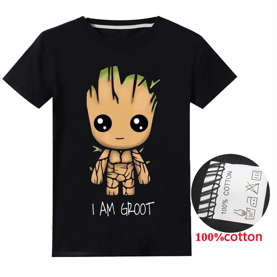 Новинка толстовка с капюшоном Marvel изображением героев мультфильма Грут уличная