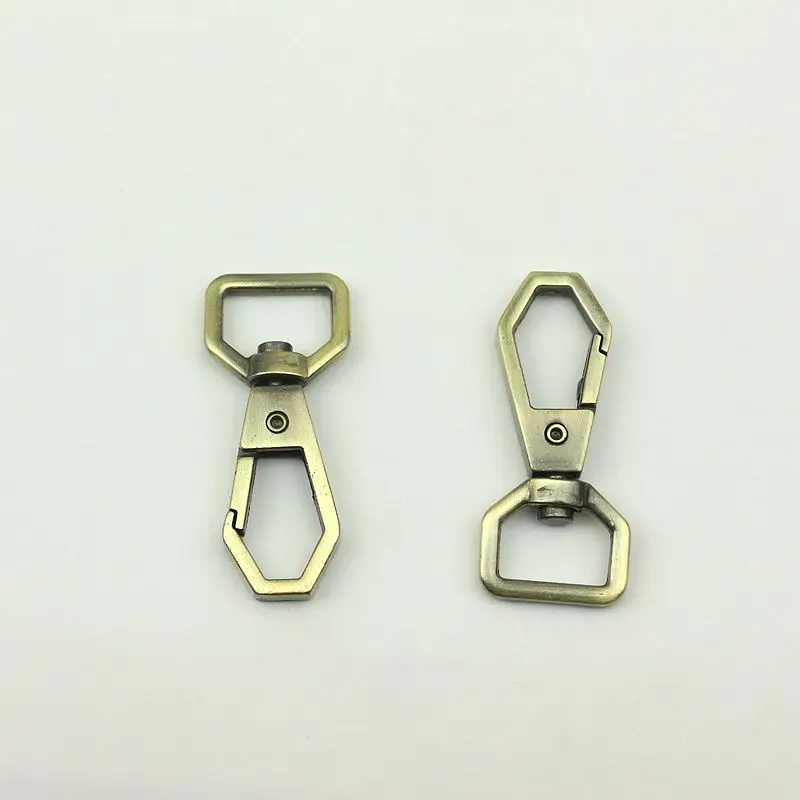 30Pcs 16mm K Gold Metal Hanger Buckles Dog Collar Lobster Clasp Handbag Strap Swivel Trigger Clip Snap Hook DIY Craft Accessory