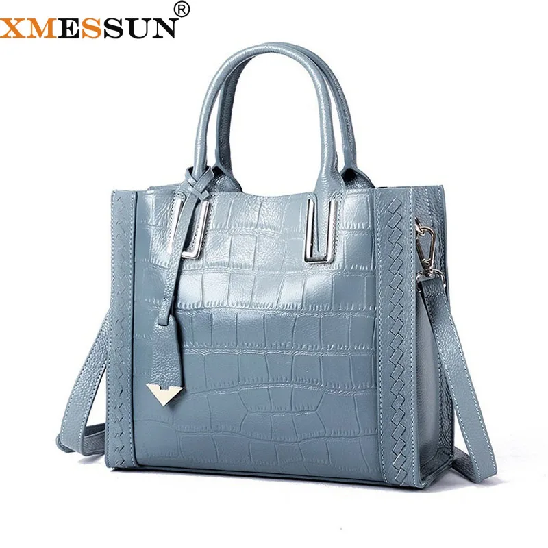 XMESSUN Сумки из натуральной кожи роскошная брендовая дизайнерская классическая