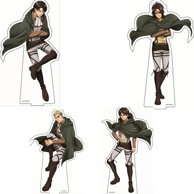

Anime Attack on Titan Acrylic Stand Figure Display Model Plate Erwin Smith Levi Ackerman Cosplay Desktop Decor Christmas Gift