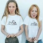 Модная 101 футболка с изображением далматинцев для маленьких девочек, мальчиков, братьев и сестер, детский топ, базовая забавная футболка унисекс для взрослых, семейная одежда