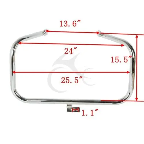 

Motorcycle Chrome Engine Guard Highway Crash Bar For Honda Shadow ACE VT 400 750 1997-2003
