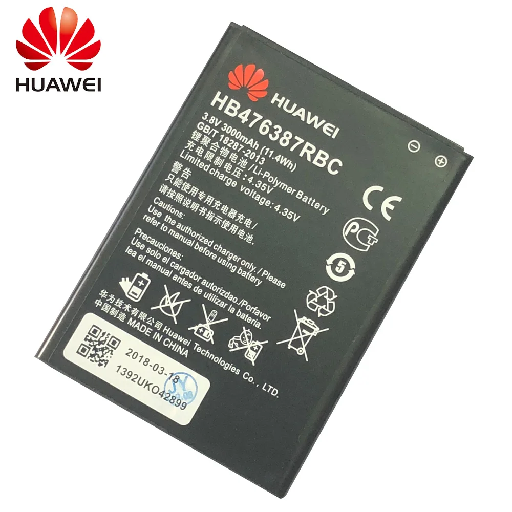 Оригинальный сменный аккумулятор для телефона Hua Wei HB476387RBC Huawei Honor 3X G750 B199 3000