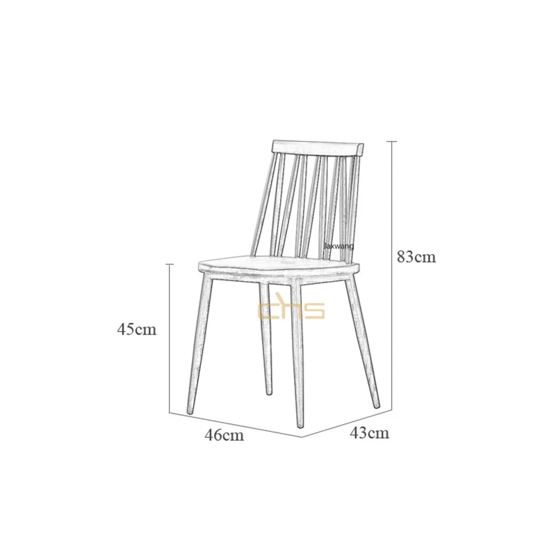 

Nordic Dining Chairs Kitchen Furniture Chair Minimalist Modern Simple Creative Creative Chair Lazy Backrest Plastic Dining Chair