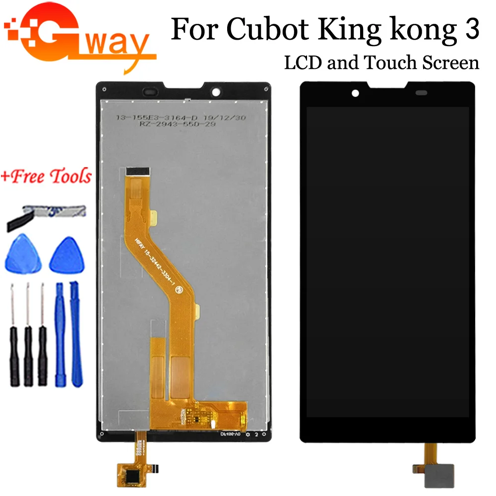 for cubot king kong 3 lcd display touch screen digitizer phone replacement for cubot kingkong 5 pro lcd touch screen display free global shipping