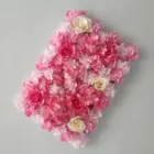 Шелковые искусственные цветочные стеновые панели ручной работы Декор Свадьба детский душ день рождения Вечерние Декорации для магазина