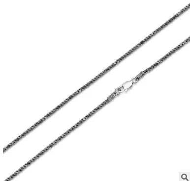 

925 silver necklaces for women 2020 chain necklace sweater necklaces 1.8mm 65cm mens jewelry